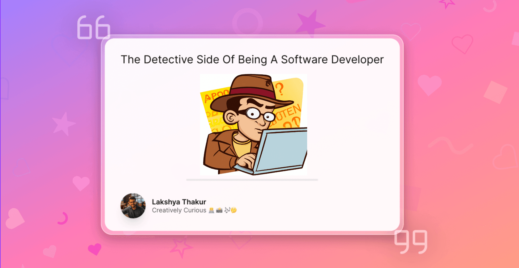 The Detective Side Of Being A Software Developer